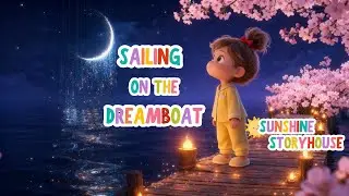 Sailing on the Dream Boat 🌙 | Gentle Bedtime Lullaby for Kids | Sleep Music |Sunshine Storyhouse