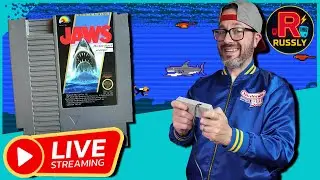 Summer is Here Lets Play some Jaws on NES - Live Stream with Russly