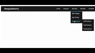 How to Create Responsive Dropdown Menu using HTML and CSS | Dropdown Menu Tutorial for beginners