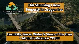 This 1 Acre Property in Oregon has Everything & Views of the River  | All that's Missing is YOU