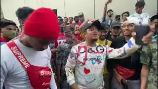 #Shorts Indian Aayba Live Rap Battle In Public Viral Rap Video aq shah uh seez Farhan sky Brown