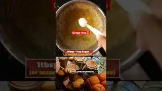 The best ginger tea-Allam chai|| herbal remedy-cough,cold, diabetes||#gingertearecipe #gingertea 😀🥸😋