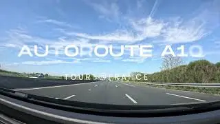 【🇫🇷絶景ドライブVlog】海外女子一人旅🚗 フランス高速道路A10を爆走！ロワール渓谷へ向かう日 | 自由を味わうロードトリップ