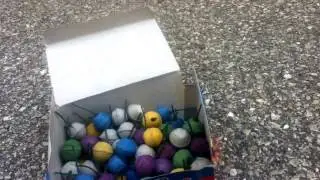 LIGHTING A BOX OF SMOKE BOMBS!!!
