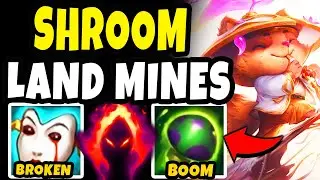*NEW* SPIRIT BLOSSOM TEEMO SKIN IS MY NEW FAVORITE! FULL MUSHROOM NUKES! - League of Legends