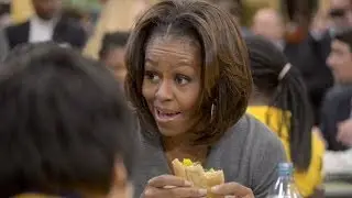 Michelle Obama and star athletes eat fresh at D.C. Subway