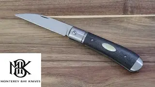 Monterey Bay Knives Maiar l Carbon Fiber and Mother of Pearl Inlay
