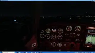 A2A Bonanza RNAV GPS RWY 33 Night landing