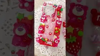 Pink bear decodenphonecase #decoden #diy #phonecase #주문제작폰케이스