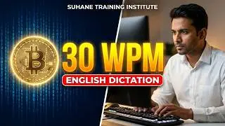 ENGLISH TYPING DICTATION - 30 WPM #cpct