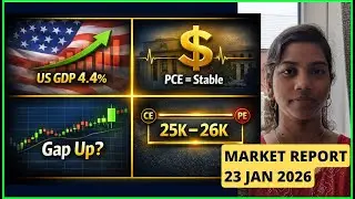 Indian &rsquo;S Gold Bigger Than India&rsquo;s GDP?! 😱 | #nifty #banknifty Pre-Market Report | 23 Jan 2026