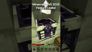 [FALSE LEAK] MINECRAFT: LIVE 2025 LEAKS! :D #shorts #minecraft  #minecraftshorts #fyp #minecraftlive