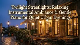 Cozy Evening Caf&eacute; Jazz Ambience ☕ Relaxing European Street Music for Work and Study