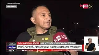 DIVINROB POLICIA CAPTUR&Oacute; A BANDA CRIMINAL LOS DESALMADOS DEL CONO NORTE