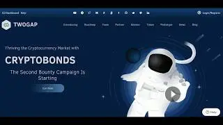 TwoGap ICO  - Cryptocurrency Market with CRYPTOBONDS
