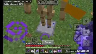 spear lunge x mace technique in Minecraft bedrock edition