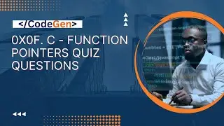 0x0F. C - Function pointers quiz questions