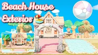 Beach House + Secret Beach Speed Build🌴 | Animal Crossing New Horizons