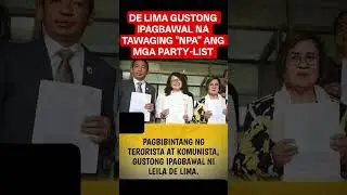 LEILA DE LIMA SUPORTADO ANG MGA PARTY-LIST NG BANSA