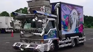 【デコトラ】エンドラストデコトラ入場シーン「飯塚オートレース場」 第16回チャリティー撮影会2018年9月23日