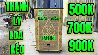 THANH L&Yacute; LOA K&Eacute;O | 500K , 700K , 900K | LOA K&Eacute;O DBA BASS 50 C&Ocirc;NG XUẤT 2500W #loakeogiare #loakeodba