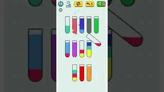 Color sort puzzle gameplay #Shorts
