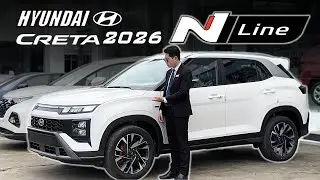 Review xe Hyundai CRETA N LINE 2026 Trắng | Đ&aacute;nh Gi&aacute; NEW CRETA FACELIFT Bản Cao Cấp Nhất 715 Triệu