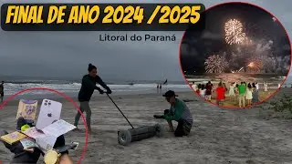 DESSA VEZ SIM VALEU A PENA✅ PASSEI ECO PENEIRA 1 DIA DEPOIS DO NATAL NA PRAIA ACHEI MUITAS JOIAS 💎