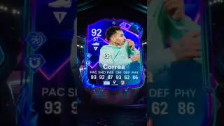 92 UCL Dreamchasers Correa SBC Player Review on EA FC 25! #fc25 #eafc25 #ultimateteam