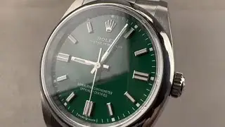 Rolex Oyster Perpetual 36 Green Dial 126000 Rolex Watch Review