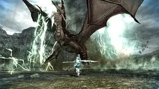 Vindictus : Siglint (Dragon Boss) Scythe Evie Gameplay
