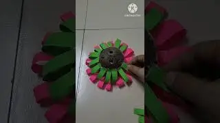 Making fairy with coconut shell.