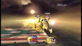 (Brawl - MM) Pikadude (Goggles Pikachu) vs Deathnote (Naked Pikachu) - 1 (Set 2)