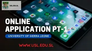 USL Online Application Part 1