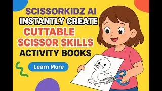 ScissorKidz AI Review: Create & Sell Kids&rsquo; Scissor Skills Activity Books Fast! #ScissorKidzAIreview