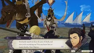 Fire Emblem: Three Houses - Byleth And Dimitri With Claude Unique Dialogue