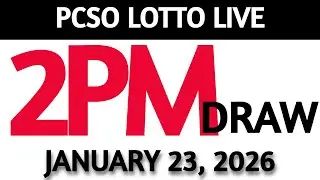 Lotto Result Today 2pm Draw January 23, 2026 Swertres Ez2  PCSO LIVE