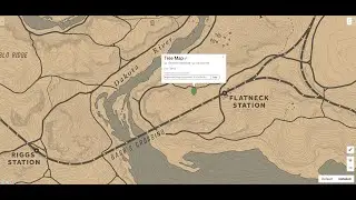 Red Dead Online: Treasure Map Location, Flatneck Station