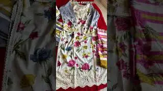 pure cotton collection contact:9300351011#suit #fashion #hitcollection #embroiderylace #patch