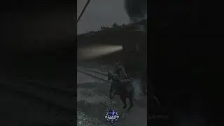 Jumping onto a train in Red Dead Redemption 2 #shorts