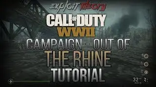 OUT OF THE RHINE GLITCH | Call of Duty World War 2 (Campaign) | Tutorial