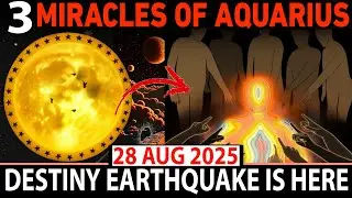Aquarius ♒ August 28 A Destiny Earthquake Is Coming! 🌑 3 Miracles That Will Shock Your Life Forever!