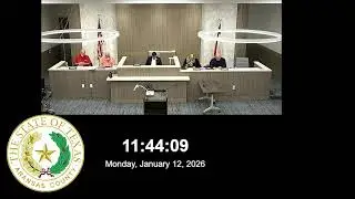 Regular Commissioners Court - 01/12/2025