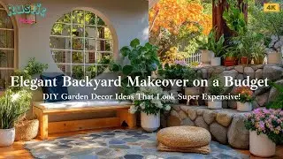 Elegant Backyard Makeover on a Budget | DIY Garden Decor Ideas That Look Super Expensive!