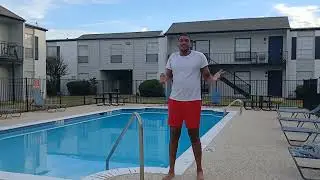 I jumped in a pool for the first time! (Epic fail) 🏊&zwj;♂️ 
