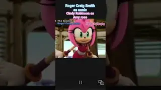 Roger Craig Smith and Cindy Robinson - die with a smile SonAmy cast #sonamy  #sonicboom