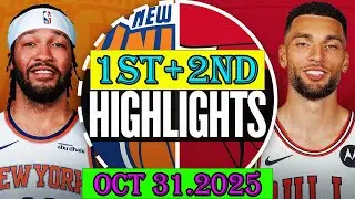 Chicago Bulls vs New York Knicks 1st+2nd Qtr Oct 31.2025 Highlights | NBA HIGHLIGHT