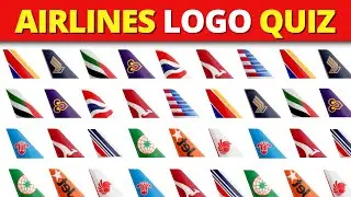 Guess The Logo Quiz Airlines ✈️🌎👩&zwj;✈️Airlines Logo Quiz 2025