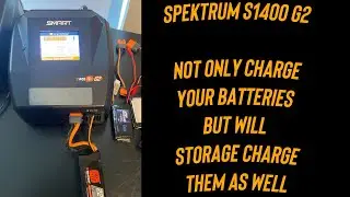 Spektrum S1400 G2 Charger, Charges and Storage Charges any RC Battery!