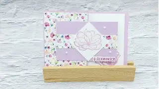 Anleitung Glückwunschkarte  Elegant Floral  Stampin'Up! , Verlosung